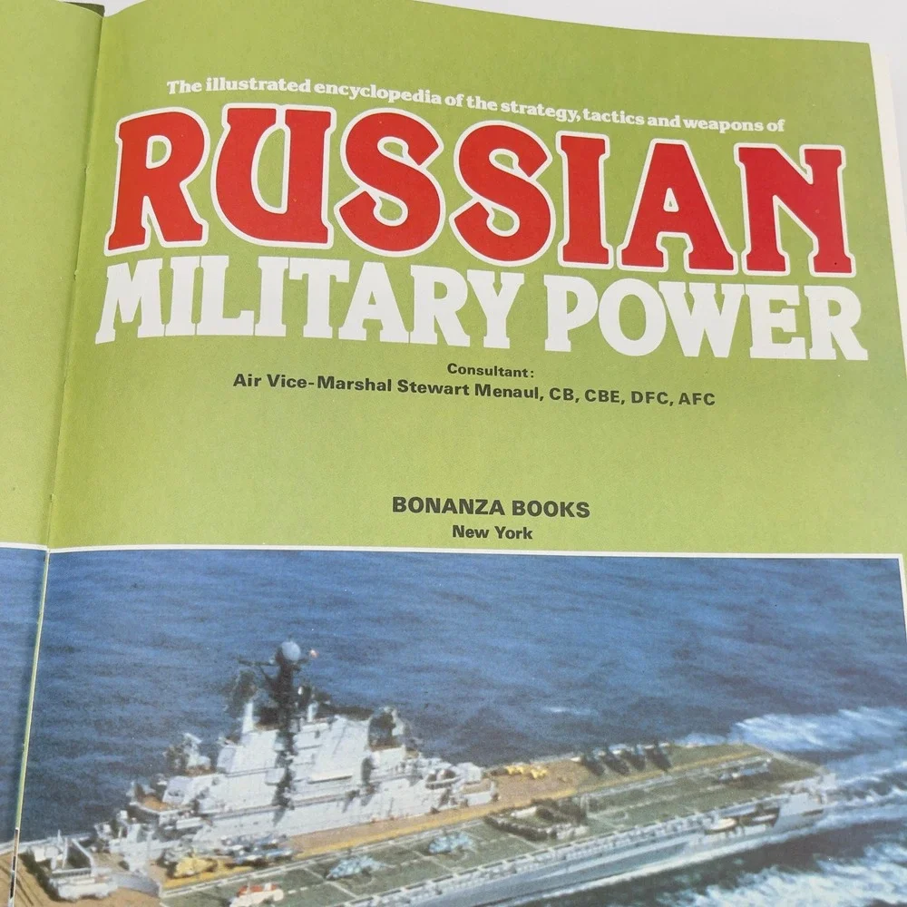 Vintage Russian Military‎ Power Bonanza Books 1982 Hardcover Illustrated History
